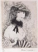 Female holding the fan Marie Laurencin